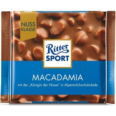 Шоколад Ritter Sport молочний з горіхом макадамія (22292107)