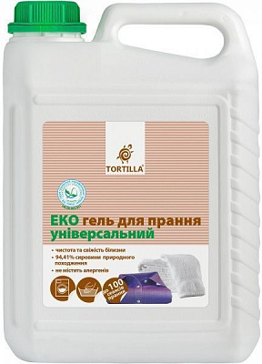Гель для машинной и ручной стирки TORTILLA универсальный 5 л