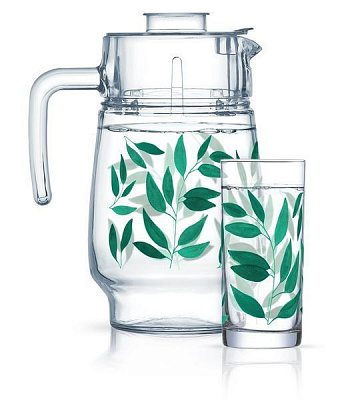 Кувшин и стаканы Leaves Delight Amst Q2456 Luminarc