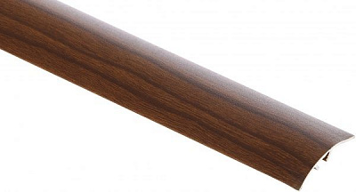 Порожек алюминиевый 15-А Лугалпроф радиальный скрытый крепеж 5x40x900 мм тик 