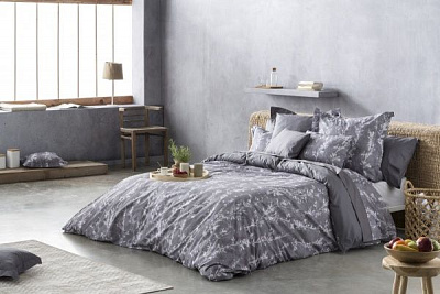 Комплект постельного белья Camille семейный серый Guy Laroche Paris 