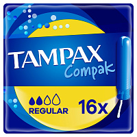Тампони Tampax Compak Regular з аплікатором 16 шт.