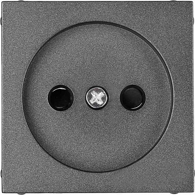 Накладка на механизм розетки HausMark Alta черный SNG-SCP.SQ20MG1WTG-BK