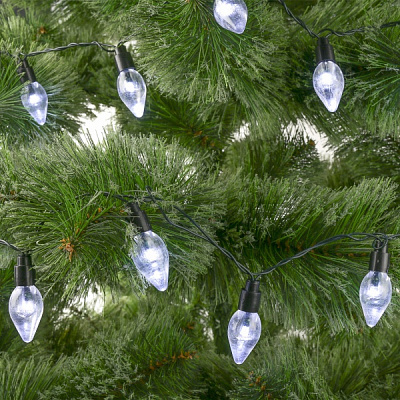 Электрогирлянда линейная Девилон белая 650941 встроенный светодиод (LED) 20 ламп 2 м 