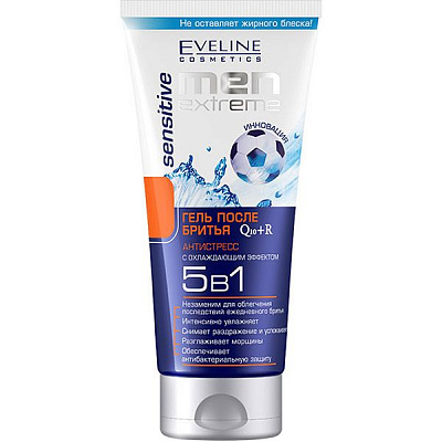 Гель после бритья Eveline Sensitive Q10+R 5в1 200 мл