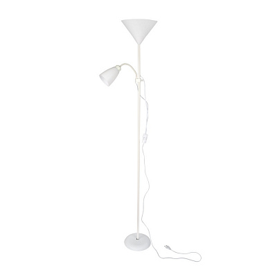 Торшер Berger 1050-FL-2 White 40 Вт Е27 1050-FL-2 White