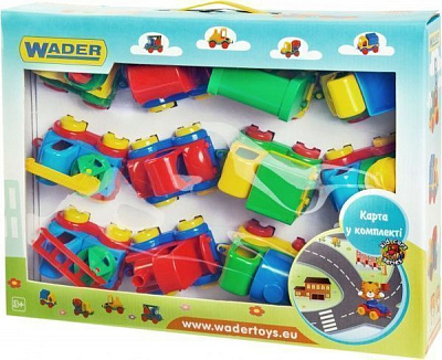 Ігровий набір Тигрес Авто Kid Cars 12 шт. 39243