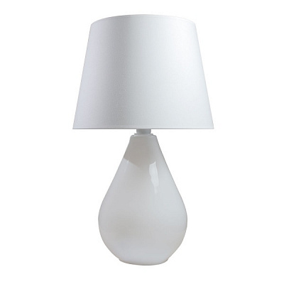 Настільна лампа декоративна TK Lighting Lacrima 5453 1x15 Вт E27 білий із сріблястим