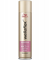Лак для волосся Wella Wellaflex для чутливої шкіри голови без запаху сильна фіксація 250 мл