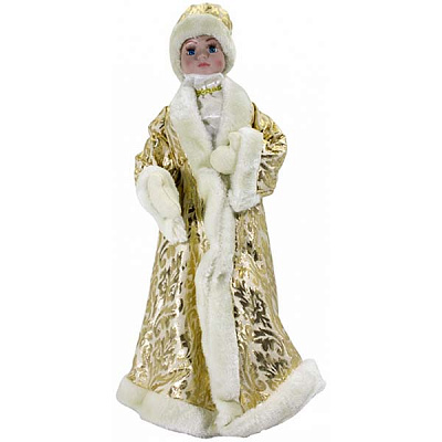 Фигура Снегурочка в золотом 56 см