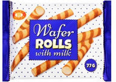 Трубочки вафельные с молоком 77 г 
