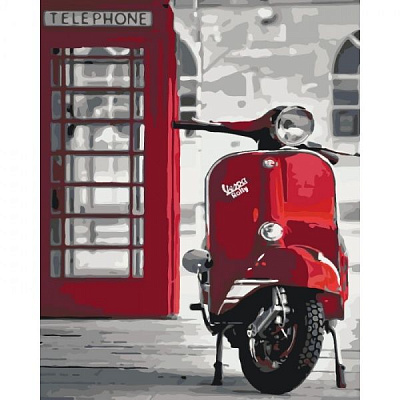 Картина за номерами Легендарна Vespa Ідейка