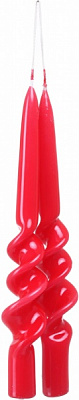 Набор свечей крученых 22x220 мм 2 шт. красный Pako-If