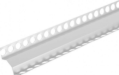 Профіль Алюміневий фігурний з отворами 21.5x21.5x21.5 мм світлий