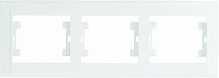 Рамка трехместная Makel Defne горизонтальная белый 42001703