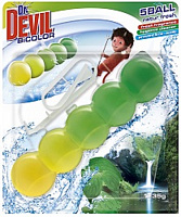 Туалетный блок Dr.Devil BiCOLOR Натуральная свежесть 35 г 6445 