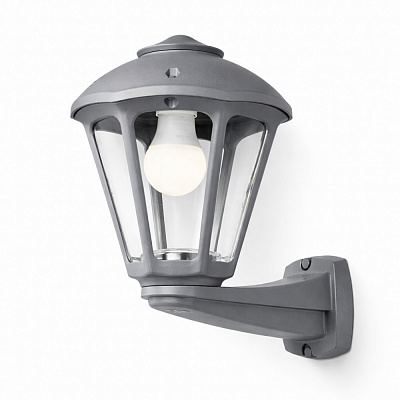 Светильник уличный настенный FUMAGALLI NARDO/GIAMPY E27 12 Вт IP55 серый