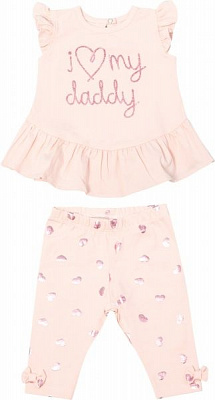 Комплект Фламінго для дівчаток рожевий р.86 654-427