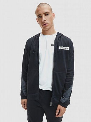 Джемпер Calvin Klein Performance FULL ZIP HOODED JACKET 00GMT0J481-007 р. L чорний