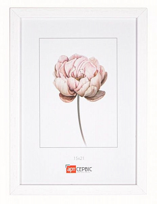 Рамка для фото Арт-Сервіс ЭА-01731 15x21 см белый/белый 