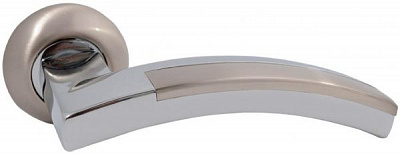 Ручка на розетці RDA Airon 51589 матовий нікель/полірований хром