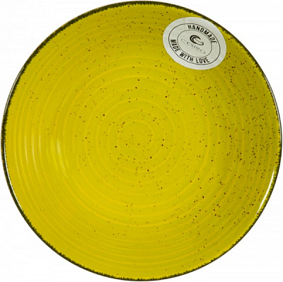 Тарілка супова Spiral 21 см цитрон (A2345S/G140) Cesiro