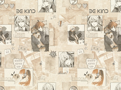 Обои виниловые на флизелиновой основе Славянские обои Elegance collection Наруто 2361-02 1,06x10,05 м 