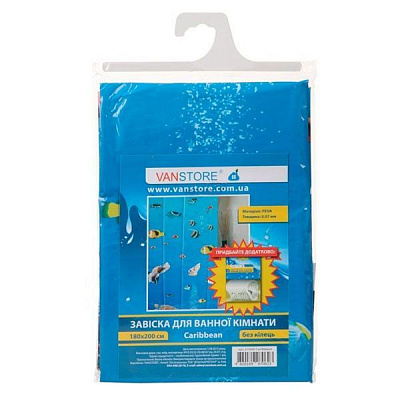 Шторка для ванной VANSTORE CARIBBEAN 610-04