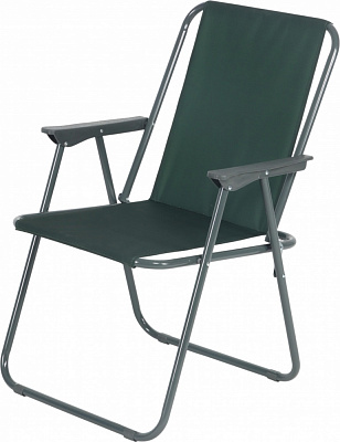 Стул раскладной Пикник 53х44х75 см темно-зеленый