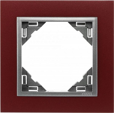 Рамка Efapel ANIMATO Logus металлик красный 90910 TBS