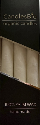 Набір свічок WP00 20/180 білий 3 шт. CandlesBio