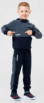 Спортивний костюм Smil р.152 темно-сірий меланж 117234