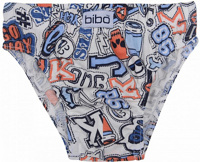 Трусы для мальчиков Bibo 21033 р.80 белый с синим 