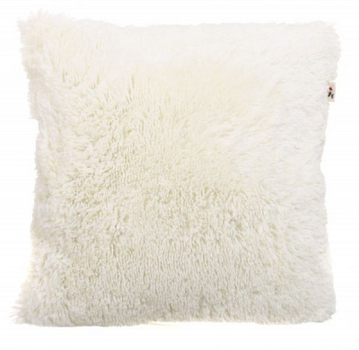 Подушка декоративная травка 30x30 см молочный Анна 