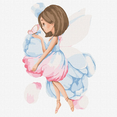 Картина по номерам Нежная волшебница 30х30 см Идейка 