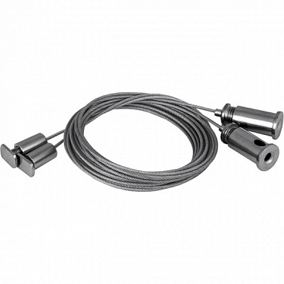 Набір тросового підвісу для шини Hopfen 150 см чорний 395813