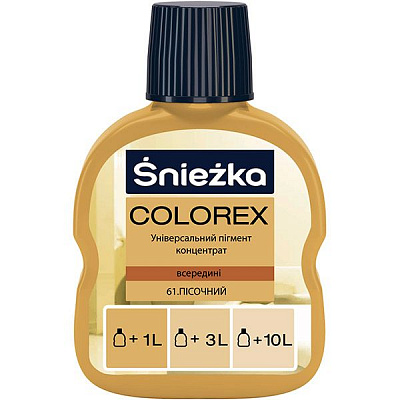 Пигмент Sniezka Colorex песочный 100 мл