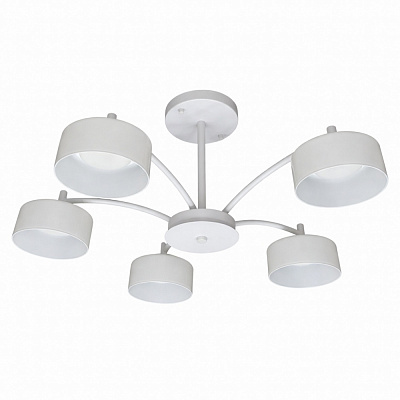 Люстра потолочная LIGHT SET DUSHA MS241 5x12 Вт GX53 белый/молочный