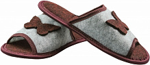Капці домашні FX shoes з фетру р. 38-39 сірий арт.2009 