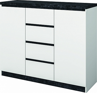 Комод Світ Меблів 2Д4Ш Мия 980x400 мм нимфея альба/нимфея альба