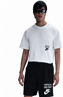 Футболка Nike U NSW TEE M90 OC REMIX HJ0774-100 р.S белый