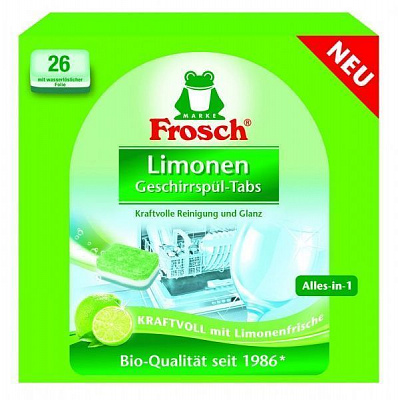 Таблетки для ПММ Frosch Лимон 26 шт.