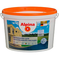Краска Alpina для эклюзивных фасадов В1 белый 10л