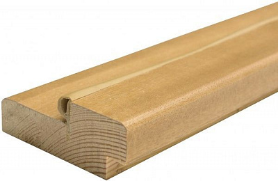 Дверная коробка ОМіС шпонированная с уплотнителем 75х30х2050 мм миланский орех