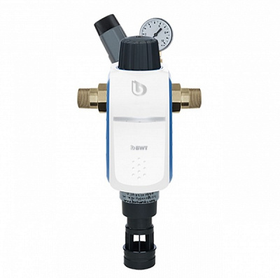 Фільтр механічного очищення BWT HWS R1 з приєднувальним модулем та редуктором тиску