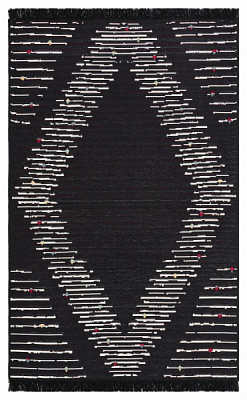 Ковер Ekohali Arya AR 09 Black 120x180 см двусторонний 