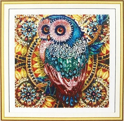 Набір для творчості Сова 30x30 см 188682 Діамантові ручки