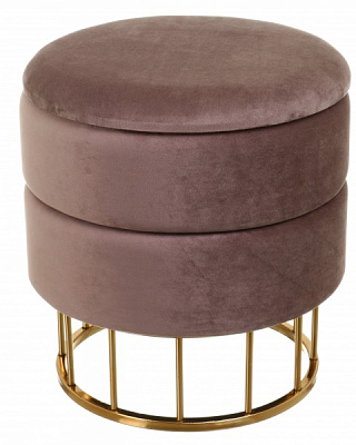 Сундук-пуф для хранения Laurent капучино 37,5х37,5х41 см 