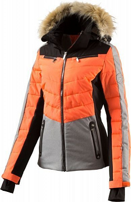 Куртка McKinley Beverly wms 280555-904247 38 черно-оранжевый