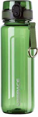 Пляшечка спортивна 750 мл Uzspace U-type зелений
